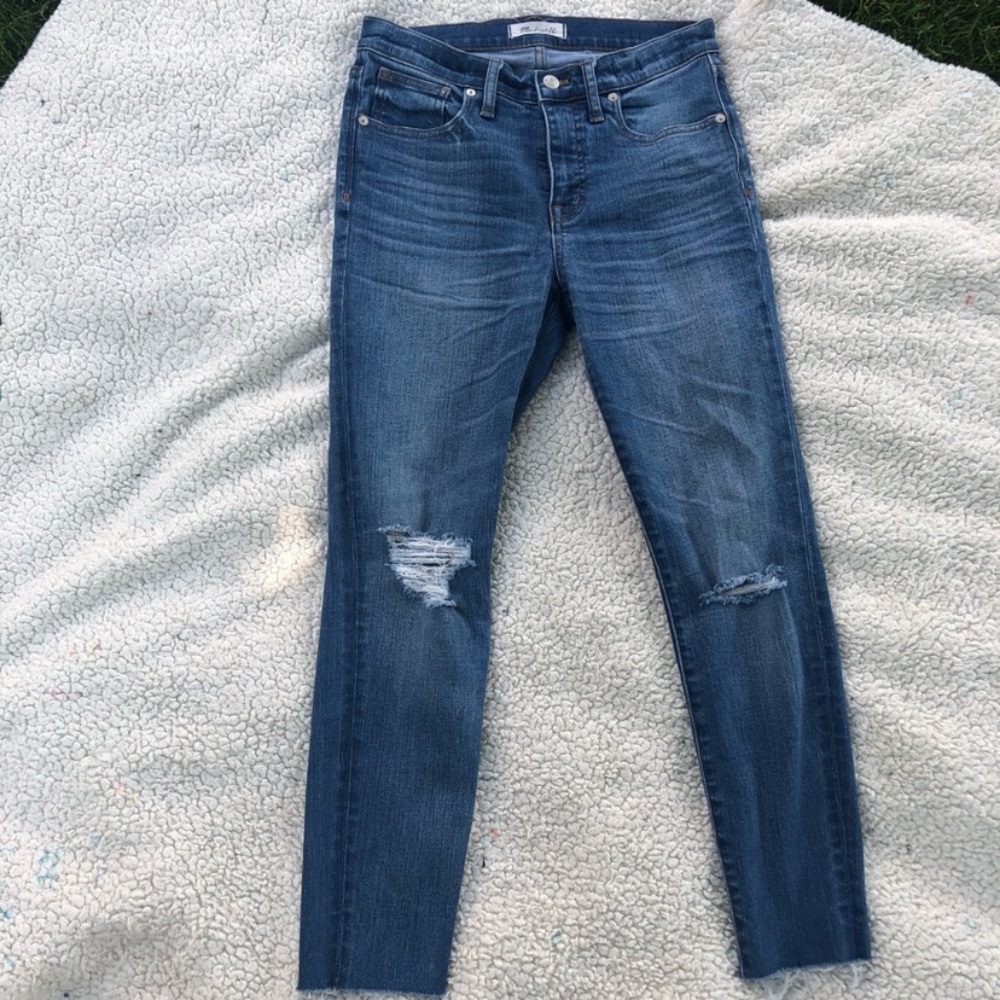 Madewell 9" High Rise Skinny Crop Size 28 - Picture 1 of 8
